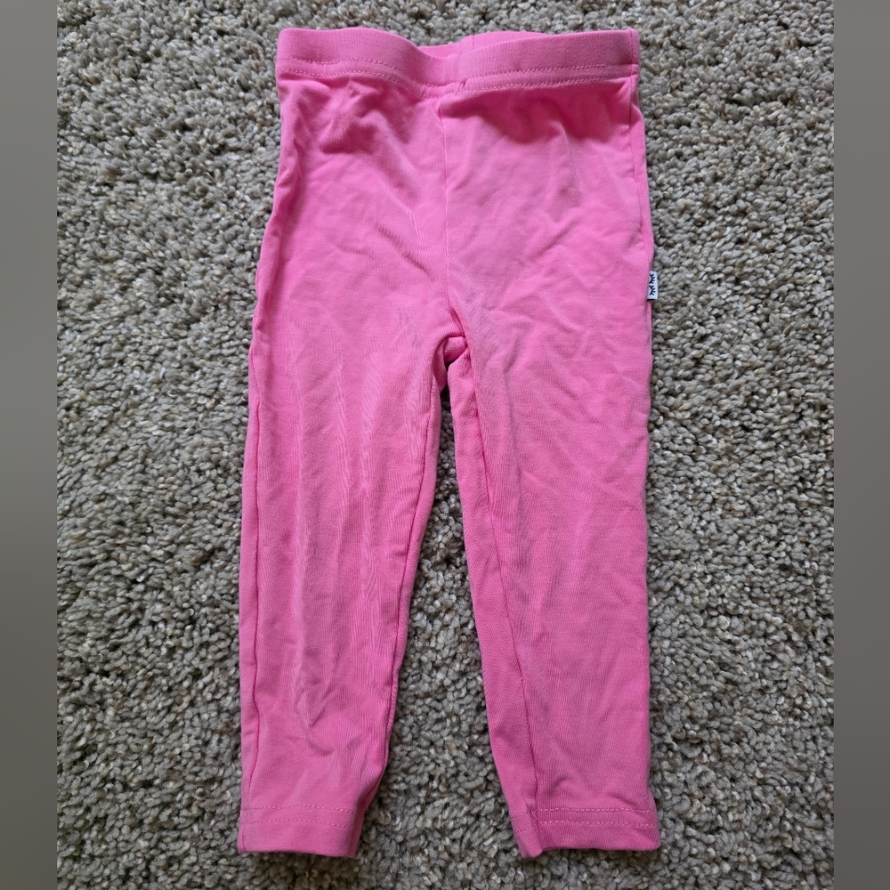 Little Sleepies Pink Kids Leggings